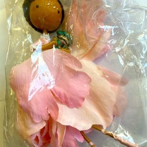 Clara Nutcracker Ballet Ornament Doll + Pink Accessory Pouch